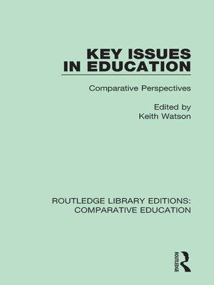 cover image of Key Issues in Education